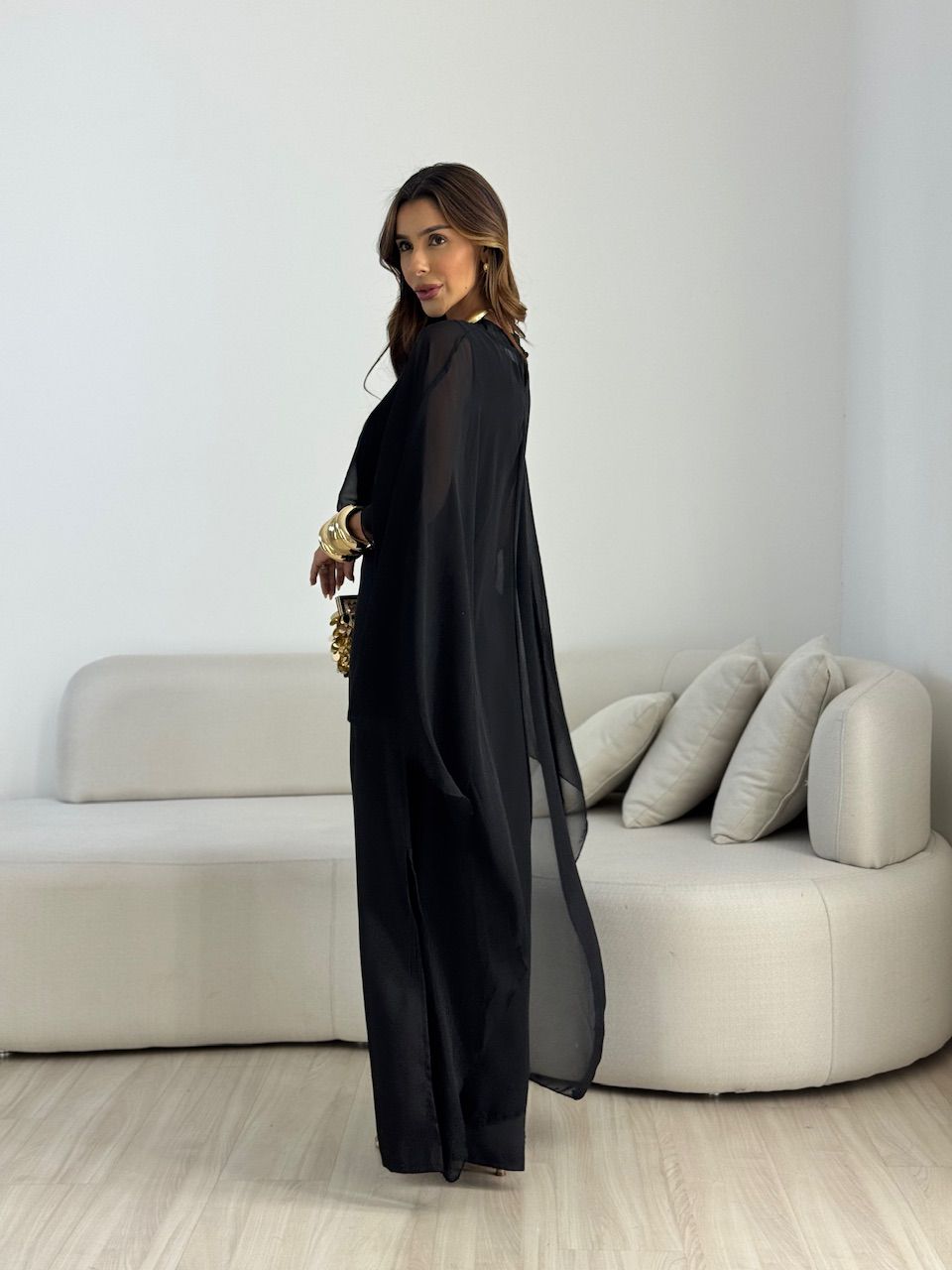 VESTIDO MARRIE ACETINADO PRETO