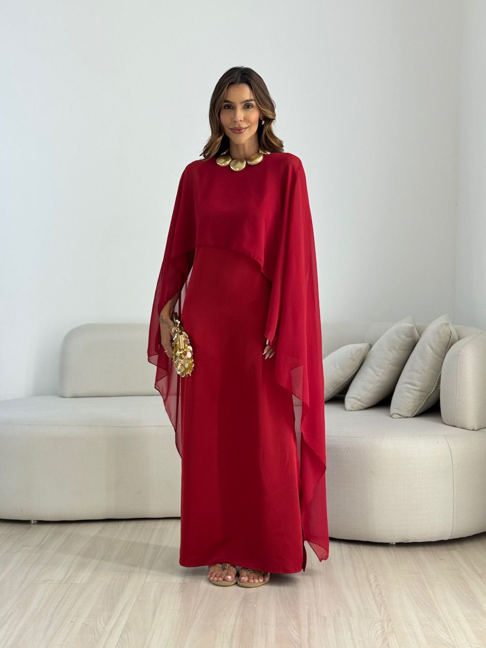 VESTIDO MARRIE ACETINADO VINHO - 0070020168 - CAROLLA FERRARO