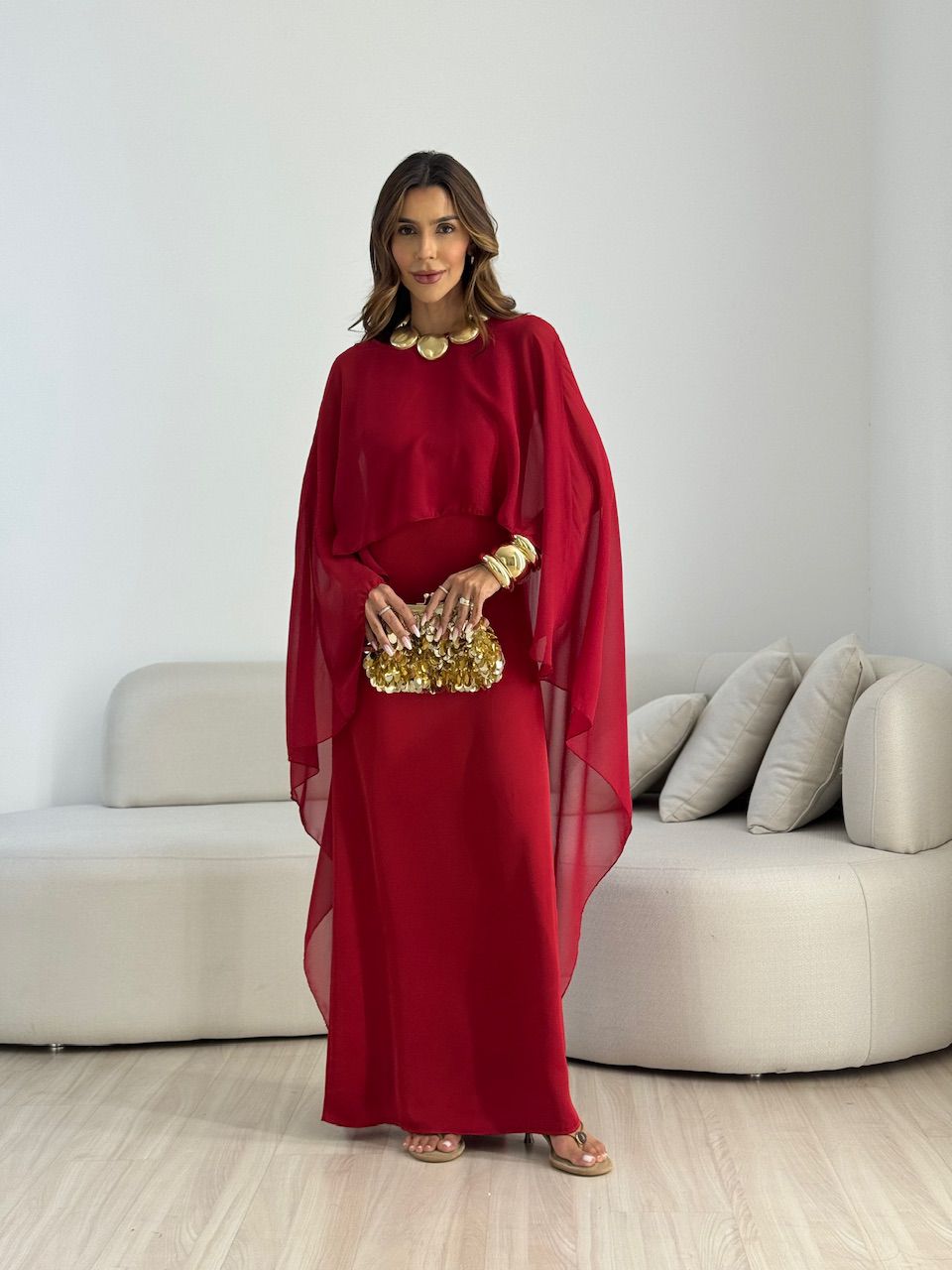 VESTIDO MARRIE ACETINADO VINHO