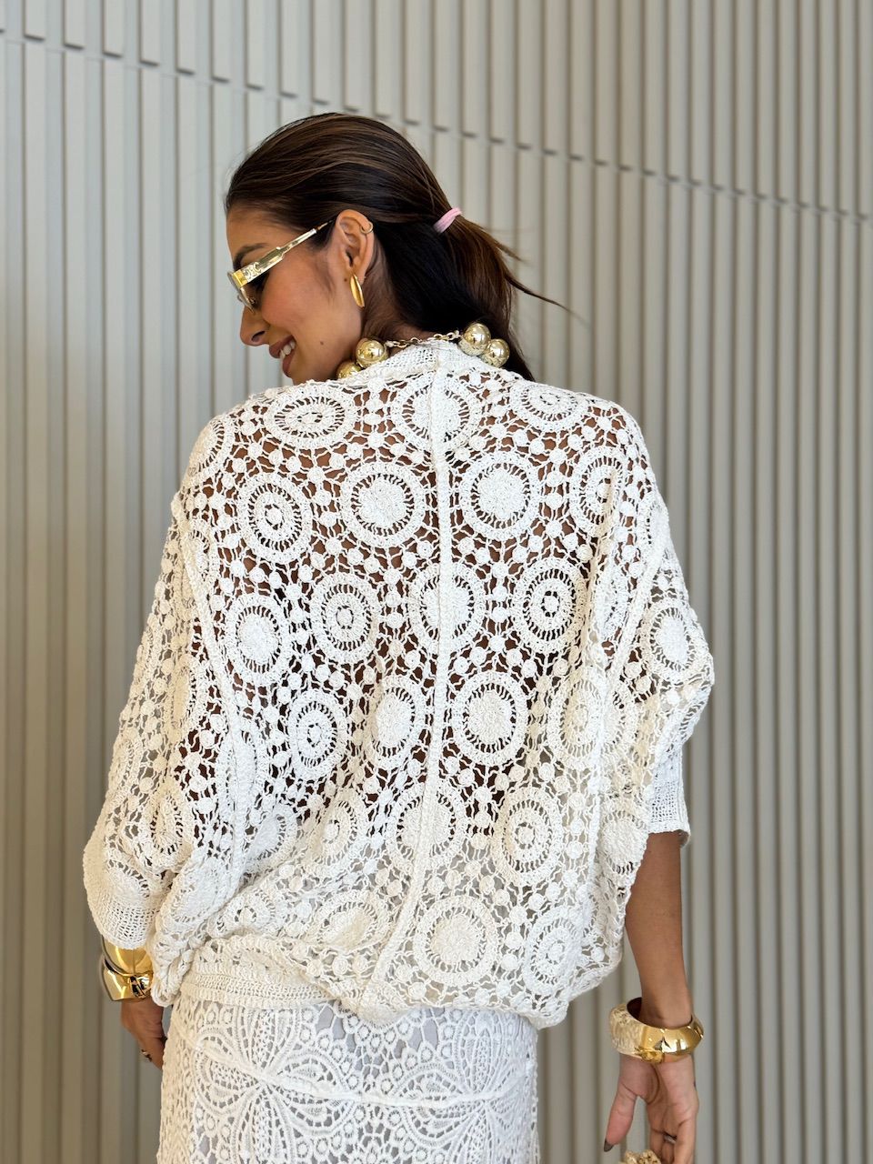 CAMISA SALETE CROCHÊ OFF