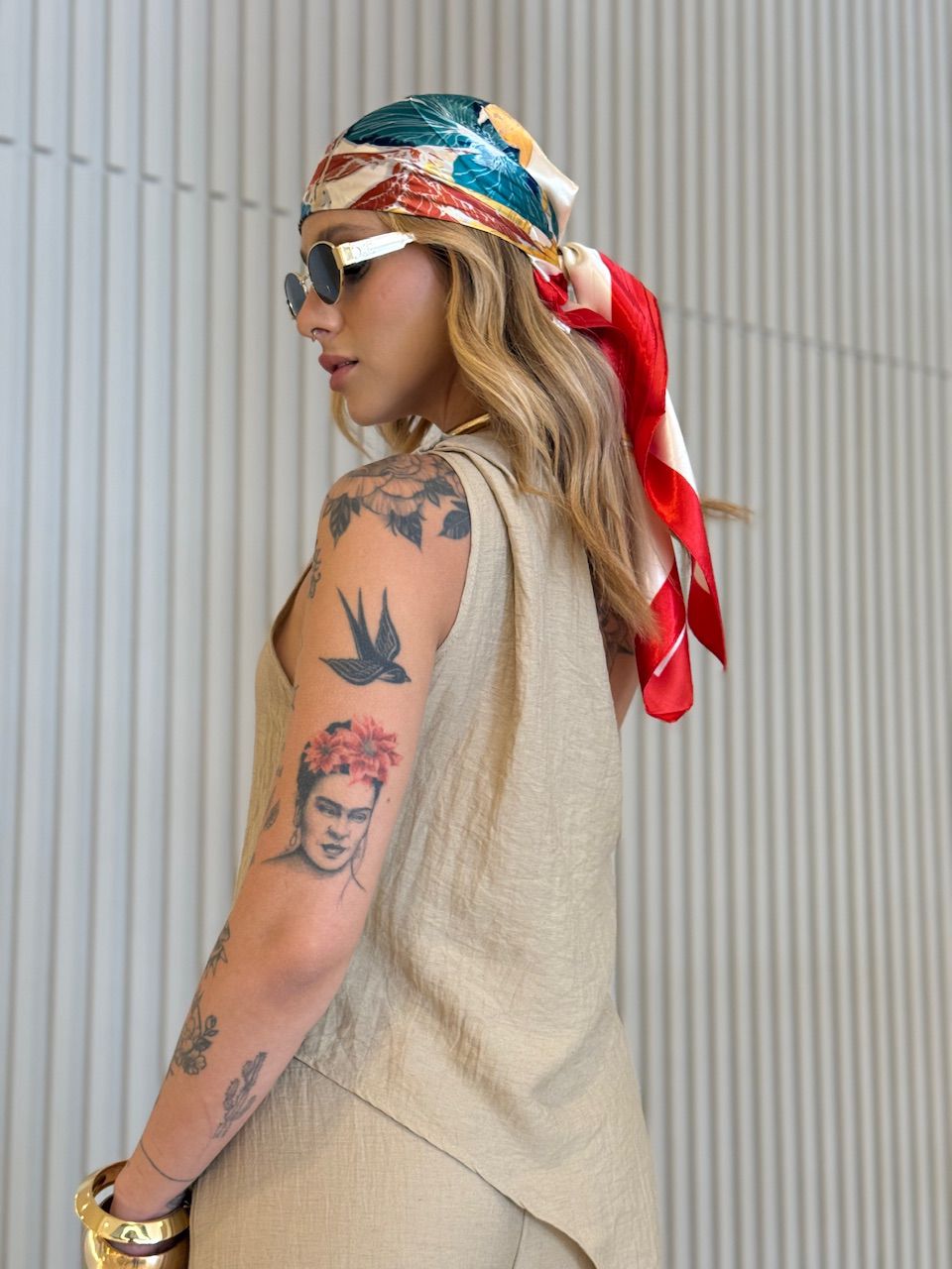 CONJUNTO MAGALI NULA MANGA CAQUI