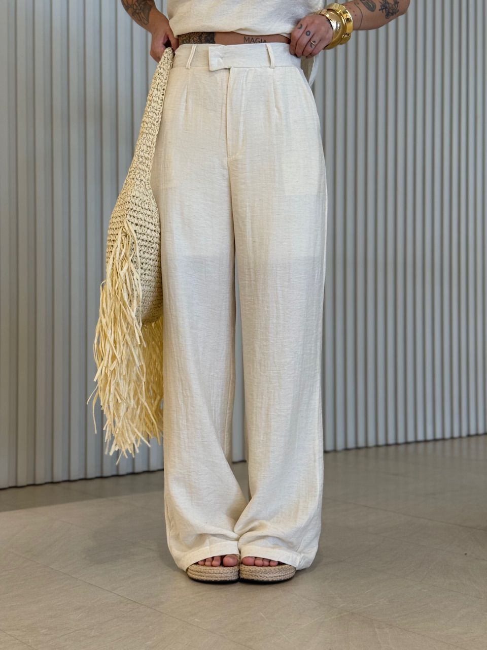 CONJUNTO MAGALI NULA MANGA CRU