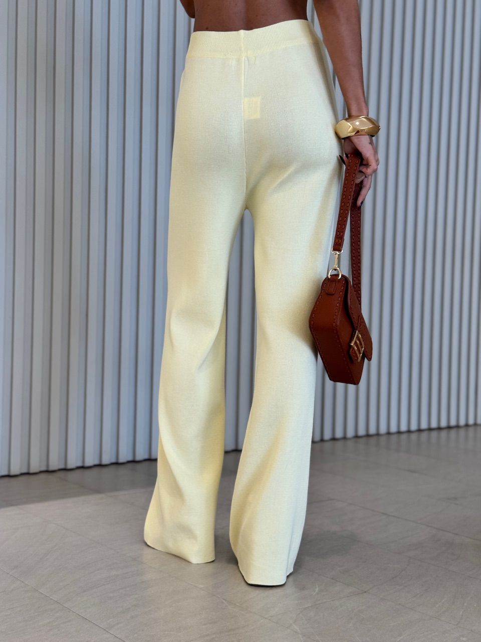 CONJUNTO RAISSA TRICOT YELLOW BUTTER