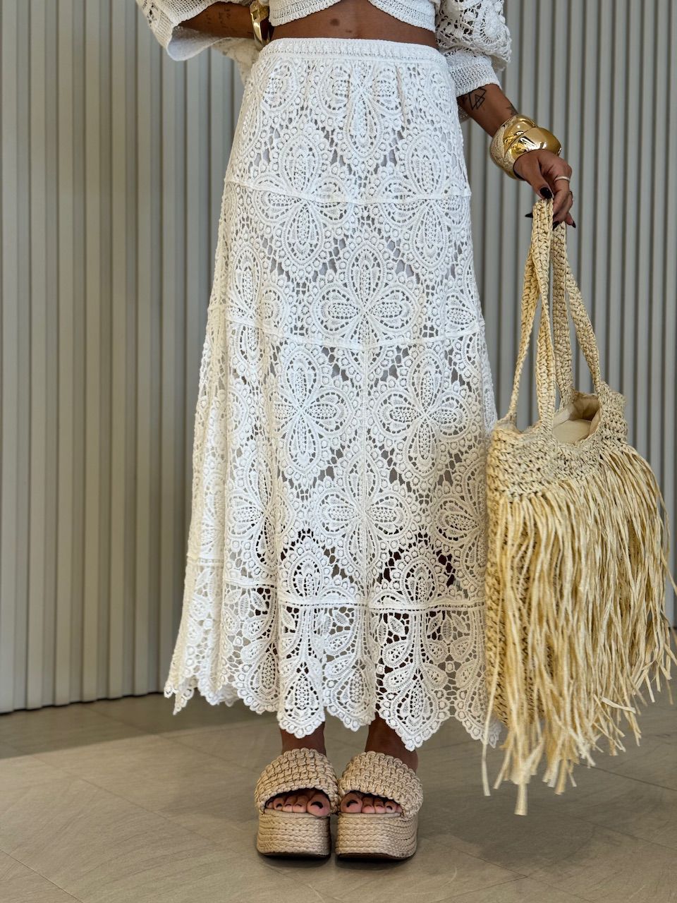 SAIA SERENA CROCHÊ OFF - 0071820048 - CAROLLA FERRARO