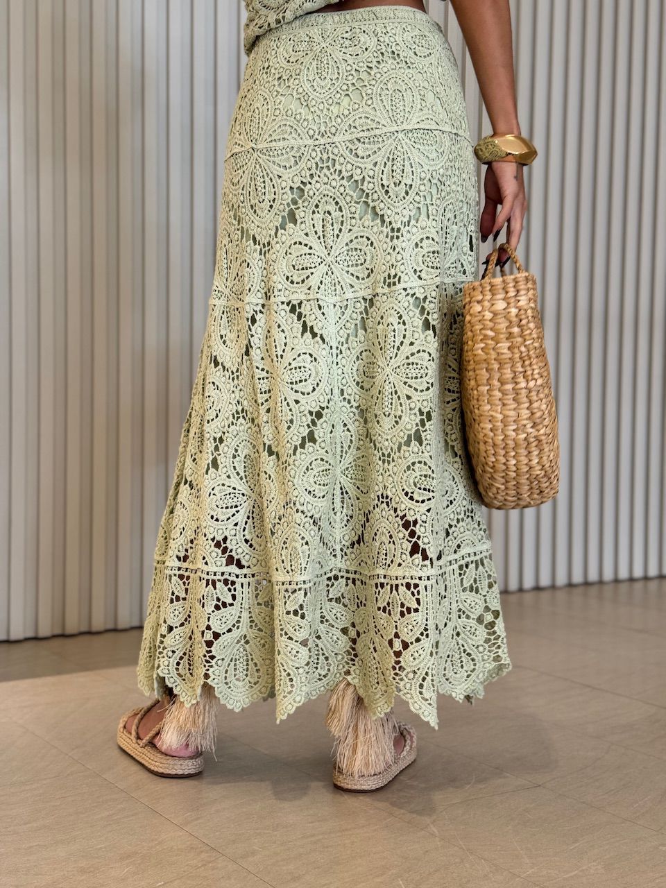 SAIA SERENA CROCHÊ VERDE