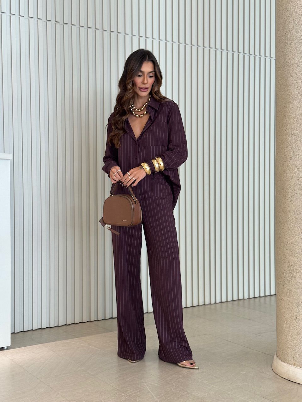 CONJUNTO JULIANA RISCA DE GIZ CAQUI