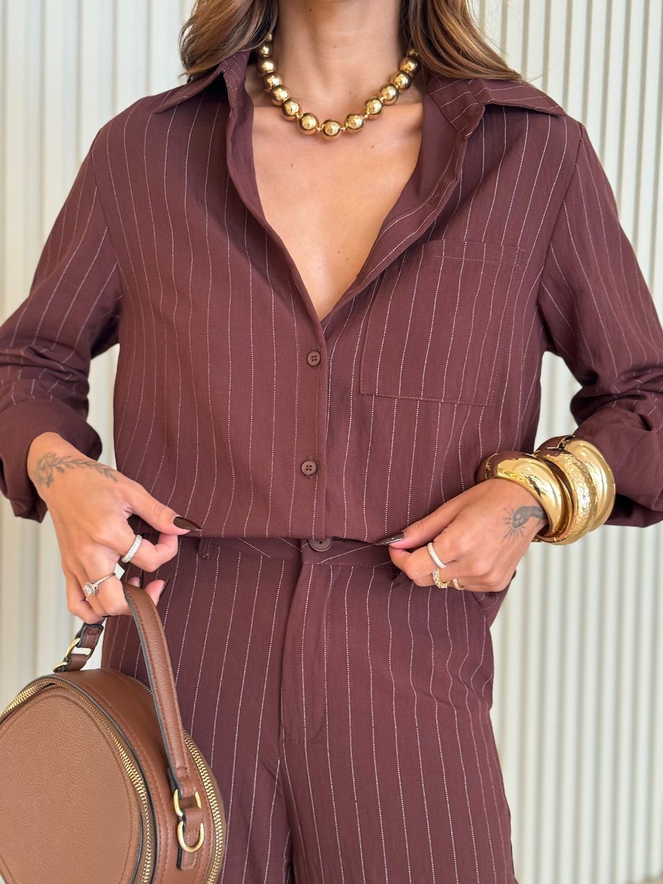 CONJUNTO JULIANA RISCA DE GIZ CAFÉ