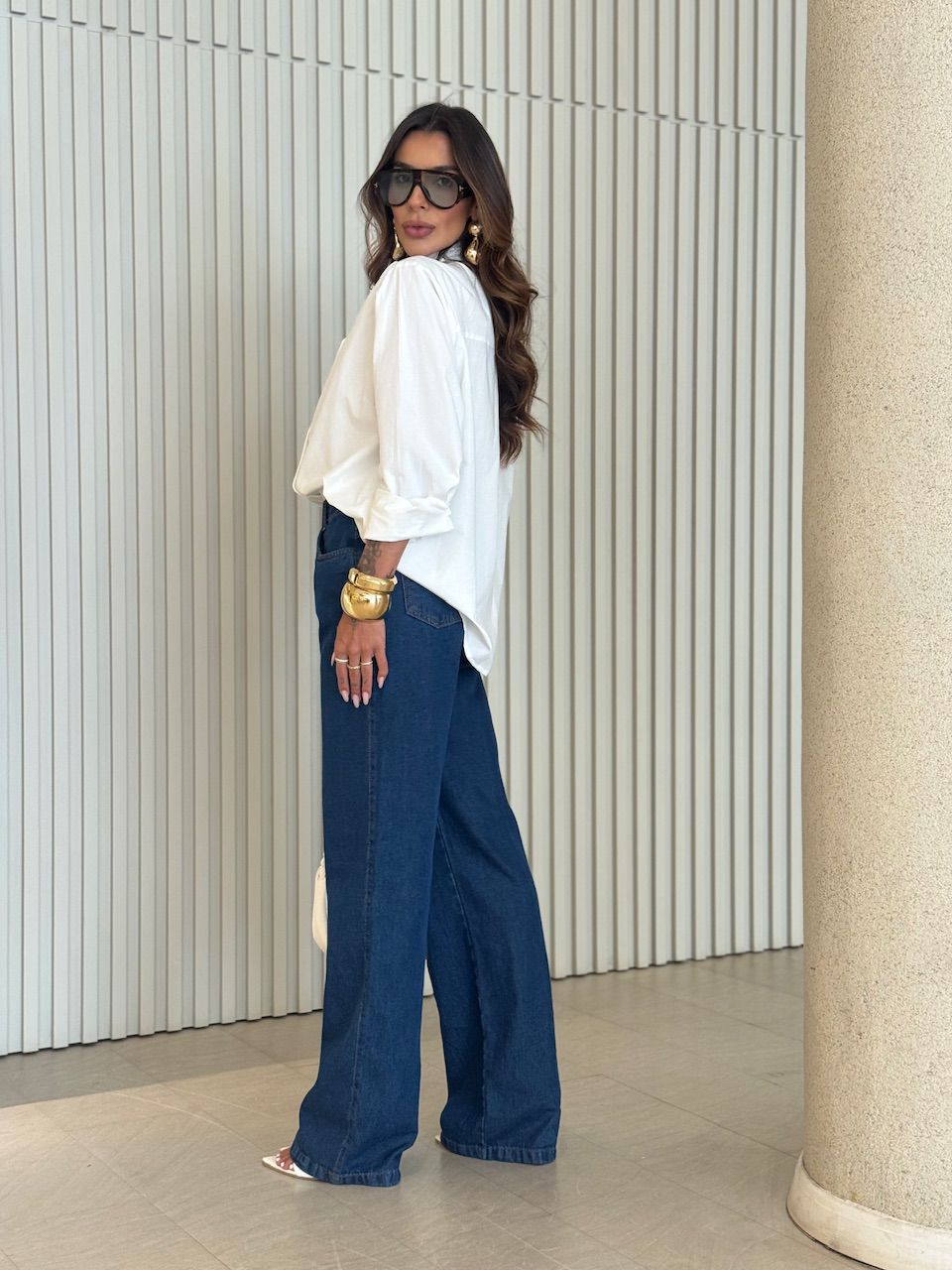 CAMISA BRUNA AMARRAÇÃO OFF