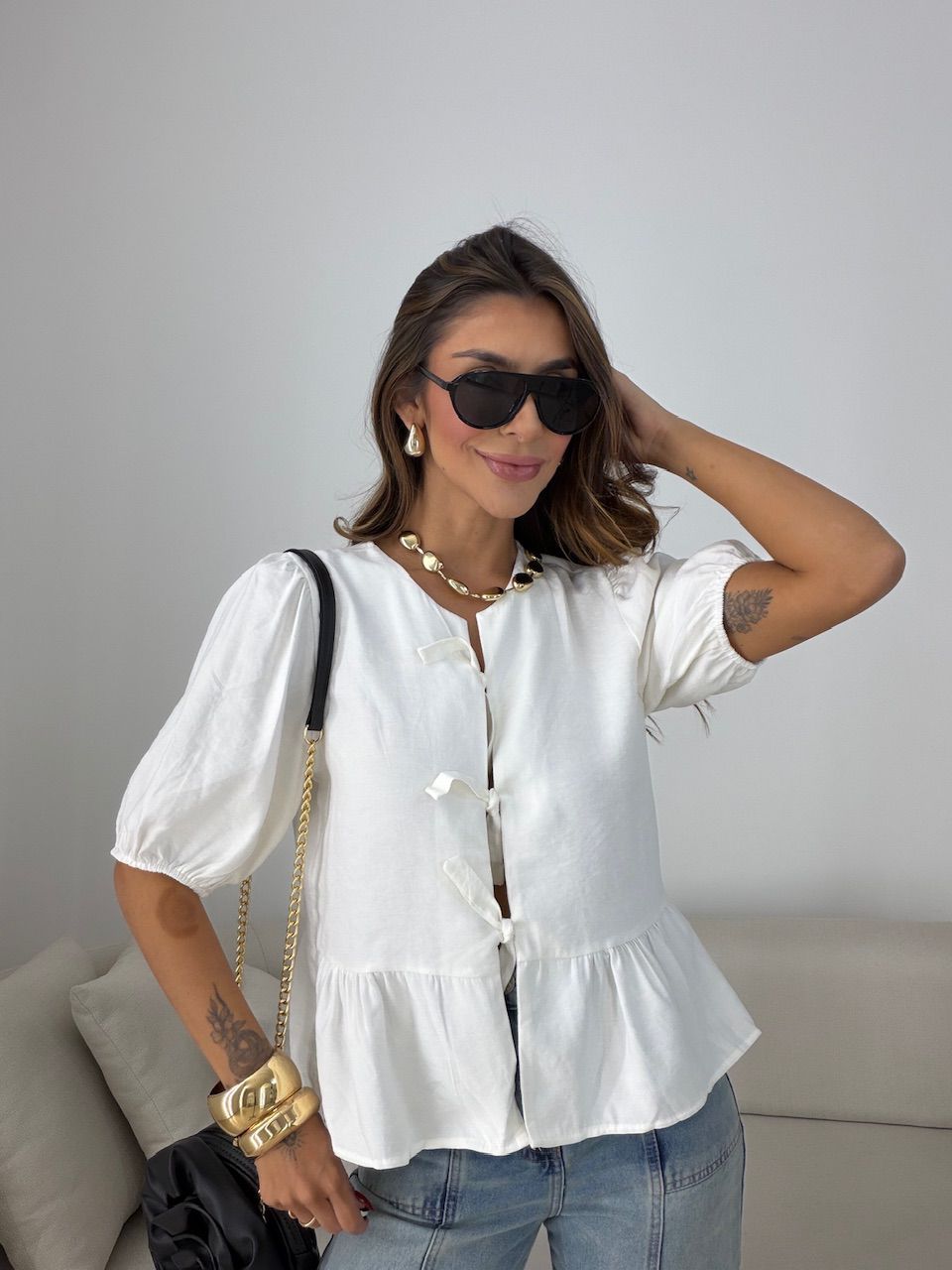 BLUSA RENATA AMARRAÇÃO OFF