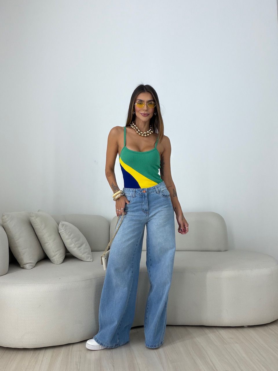 BODY BRASIL ALCINHA VERDE