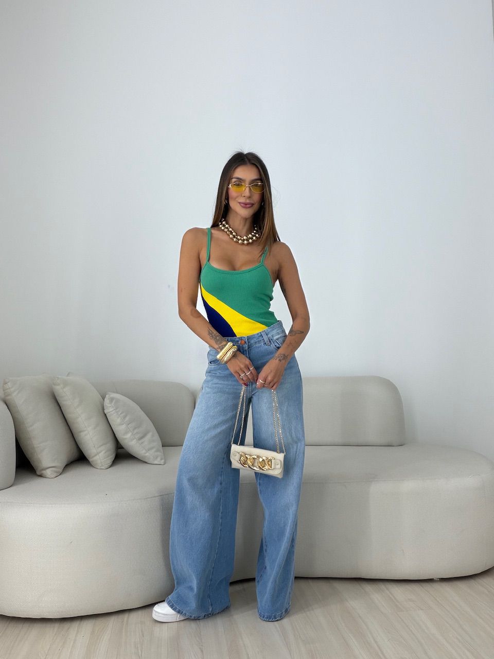 BODY BRASIL ALCINHA VERDE