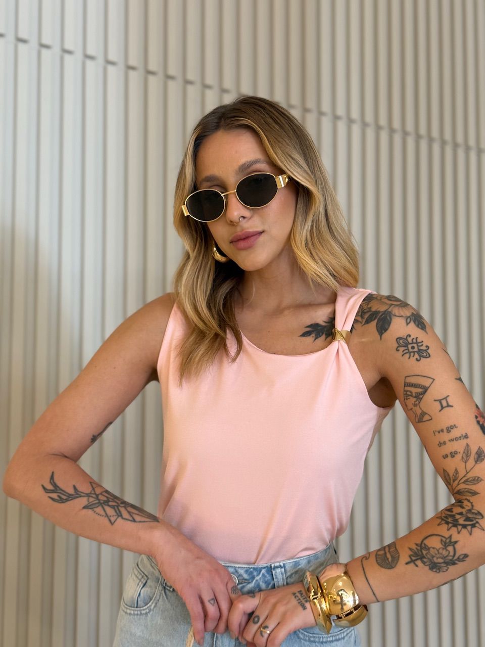 BLUSA BEATRIZ METAL BABY PINK