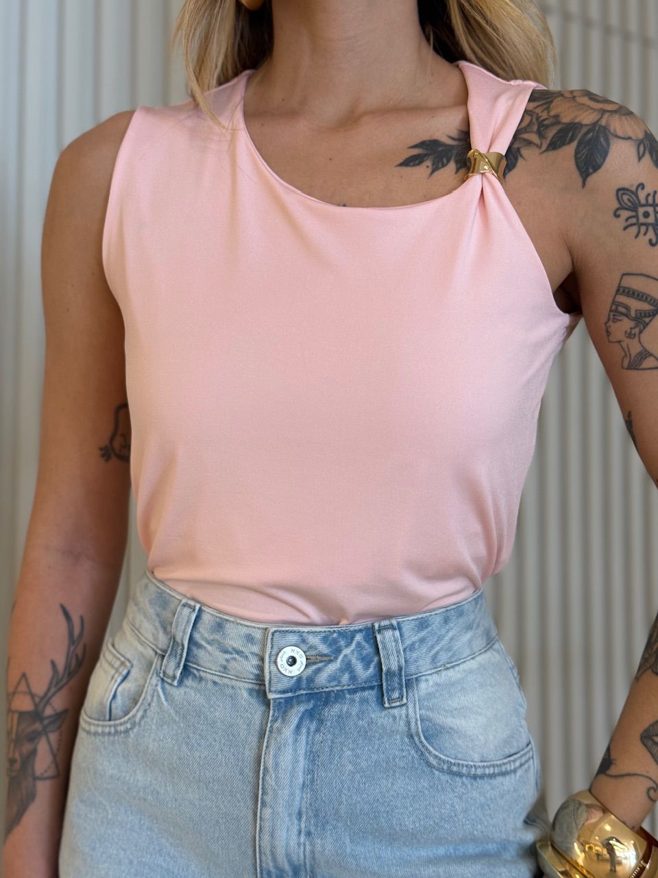 BLUSA BEATRIZ METAL BABY PINK