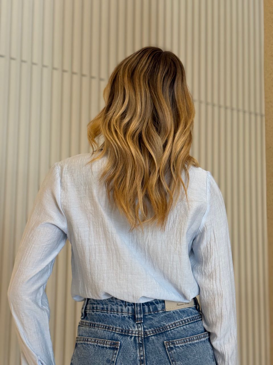 CAMISA DANDARA LISA BABY BLUE