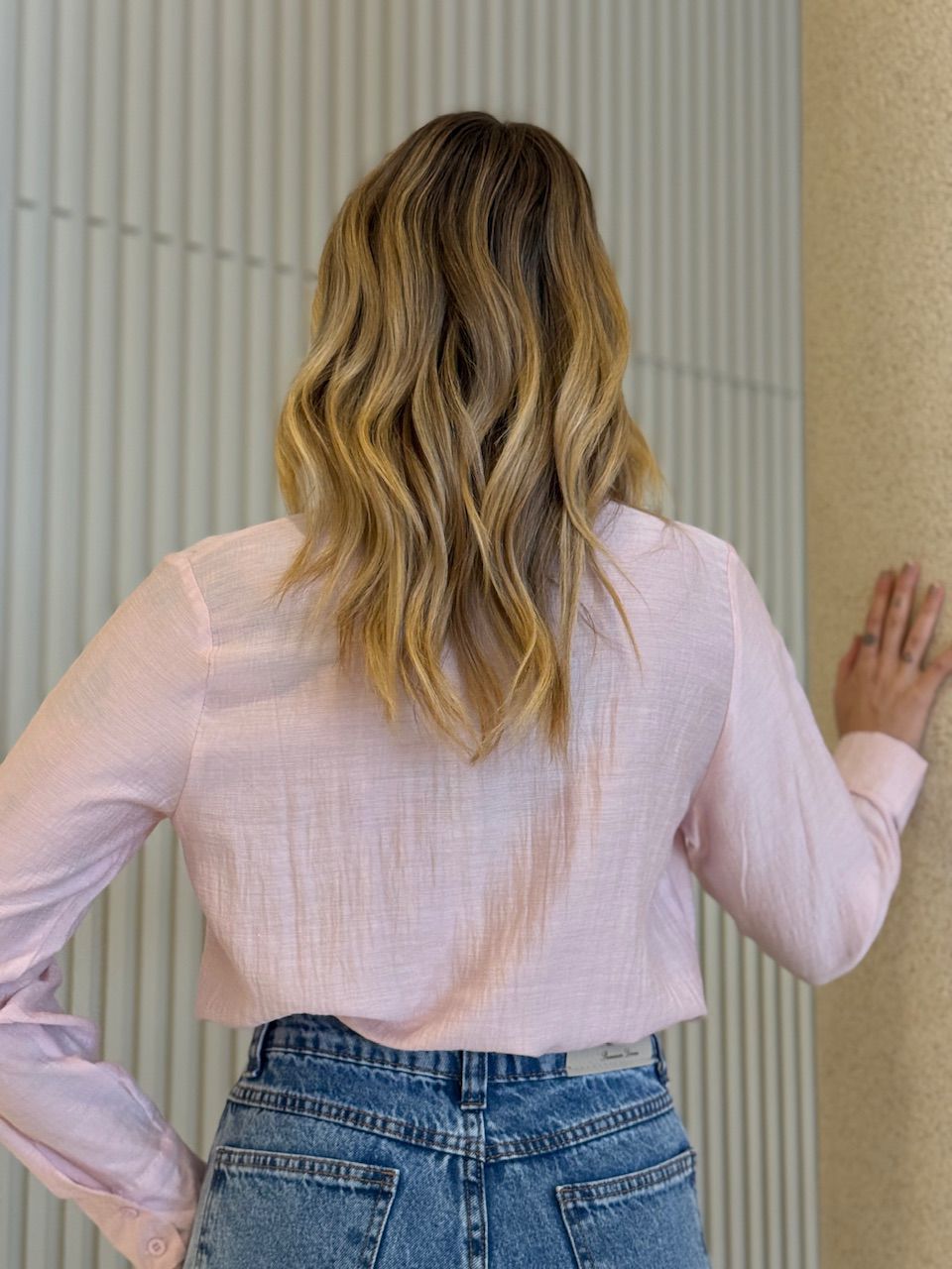 CAMISA DANDARA LISA BABY PINK