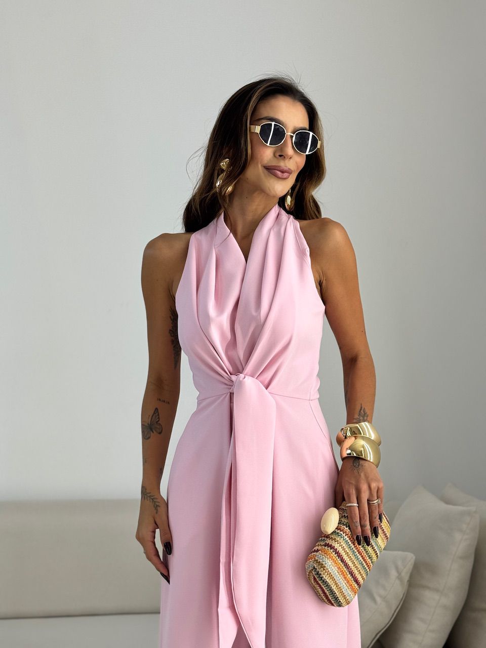 MACACÃO HELOÍSA TRANSPASSADO ROSA