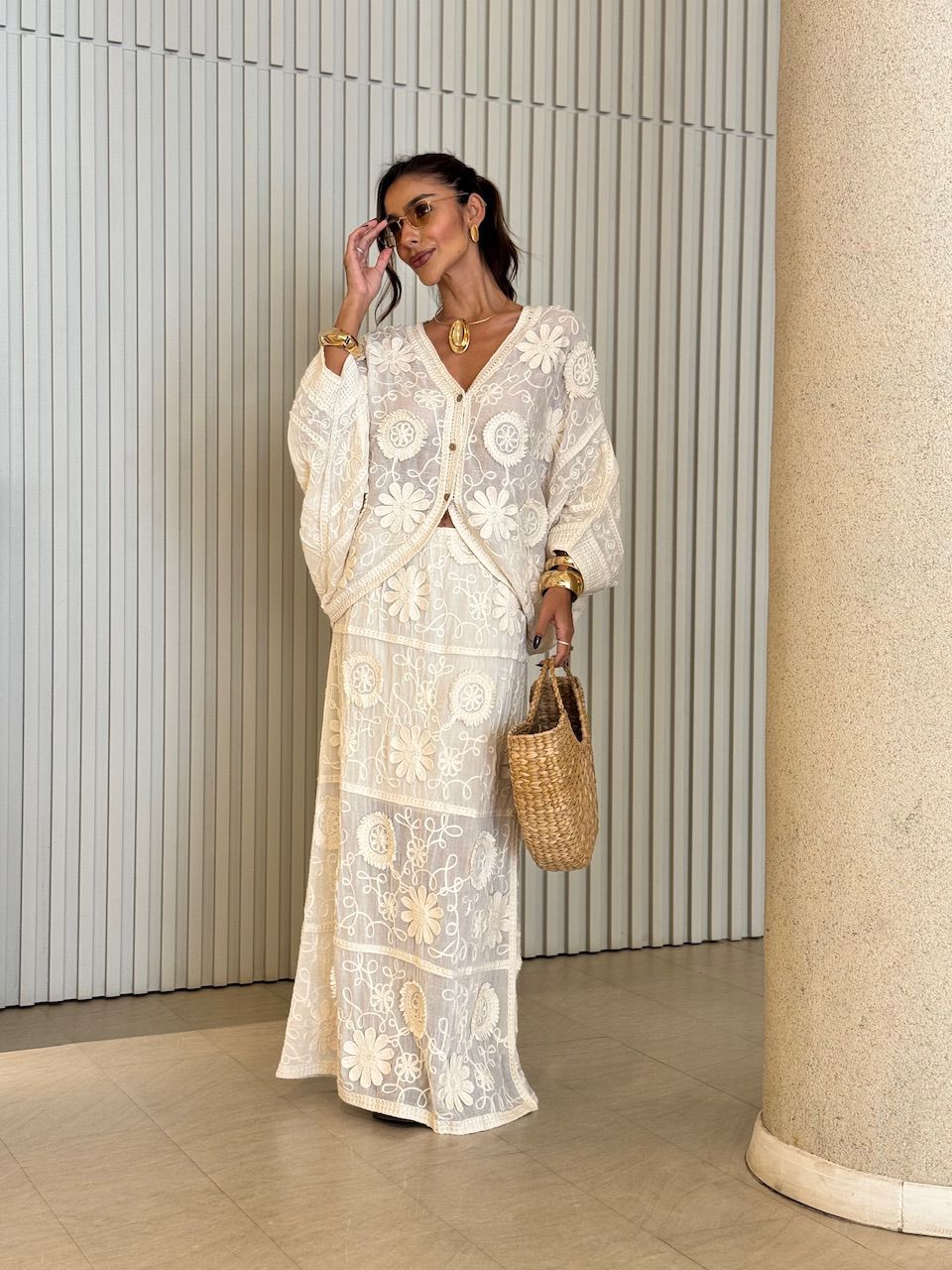 SAIA ODETTE CROCHÊ CRU