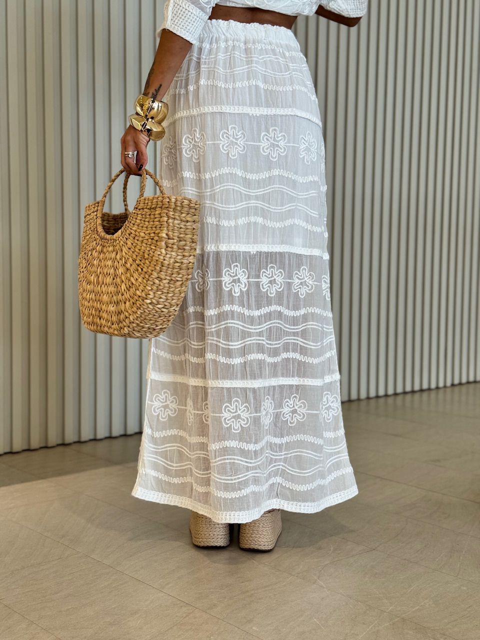 SAIA ODETTE CROCHÊ OFF