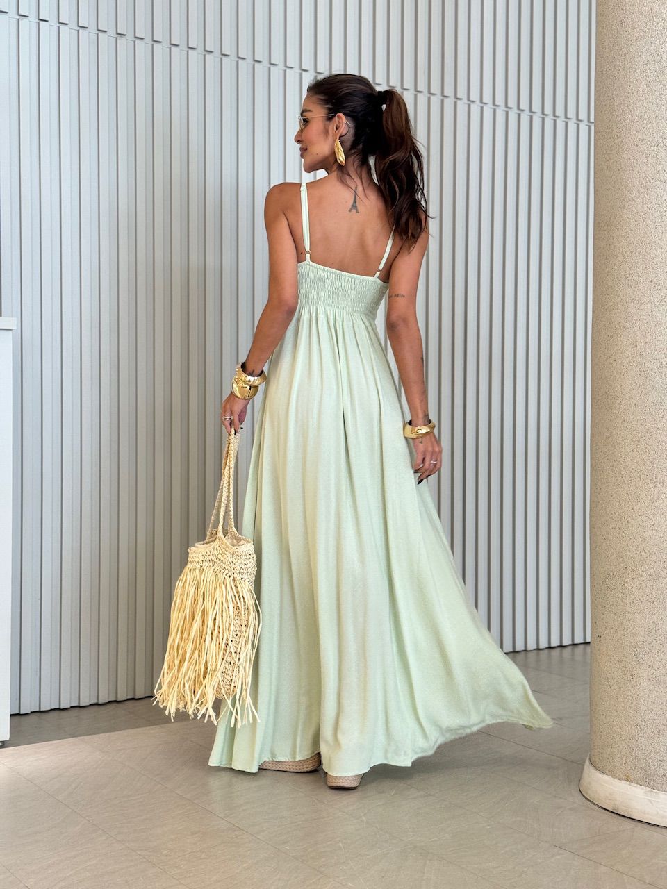 VESTIDO EMILY 02 LONGO VERDE