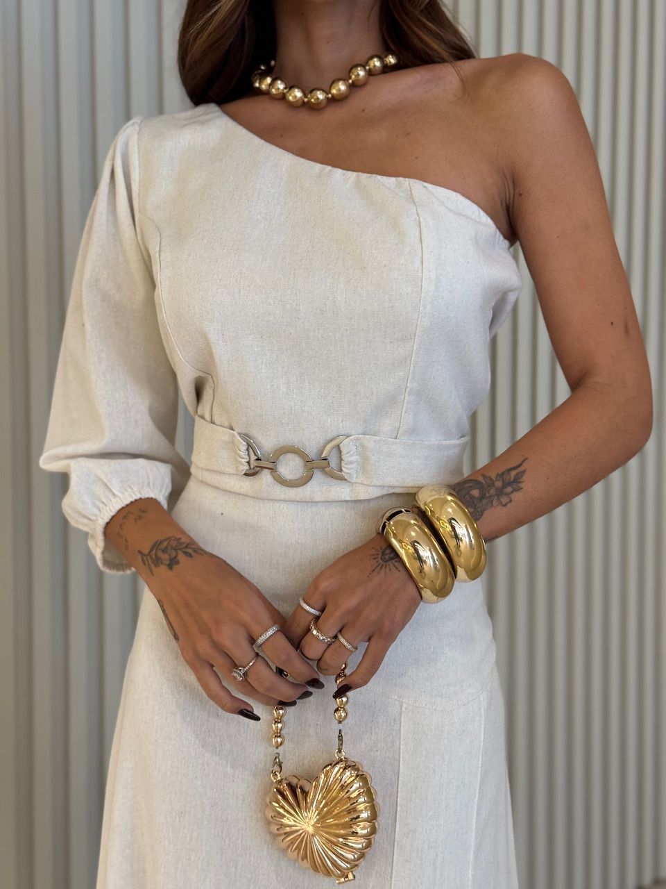 CONJUNTO AGATHA SAIA LONGA CRU