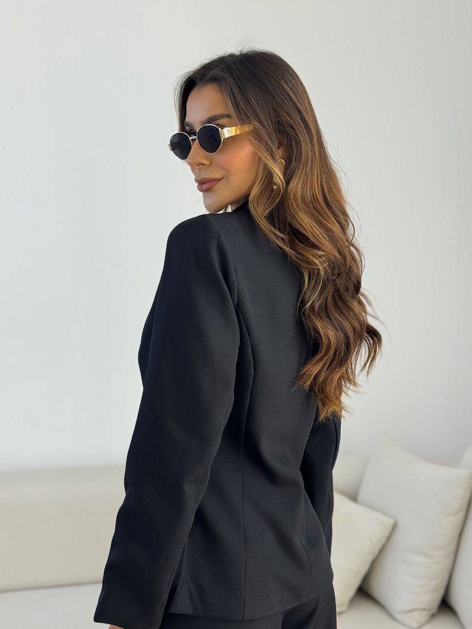 CONJUNTO DIANA BLAZER CALÇA PRETO