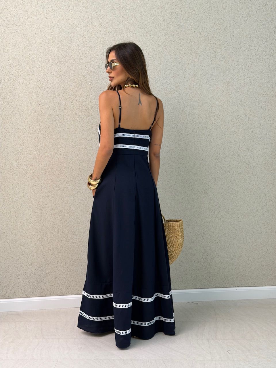 VESTIDO MARÍLIA ALÇA MARINHO