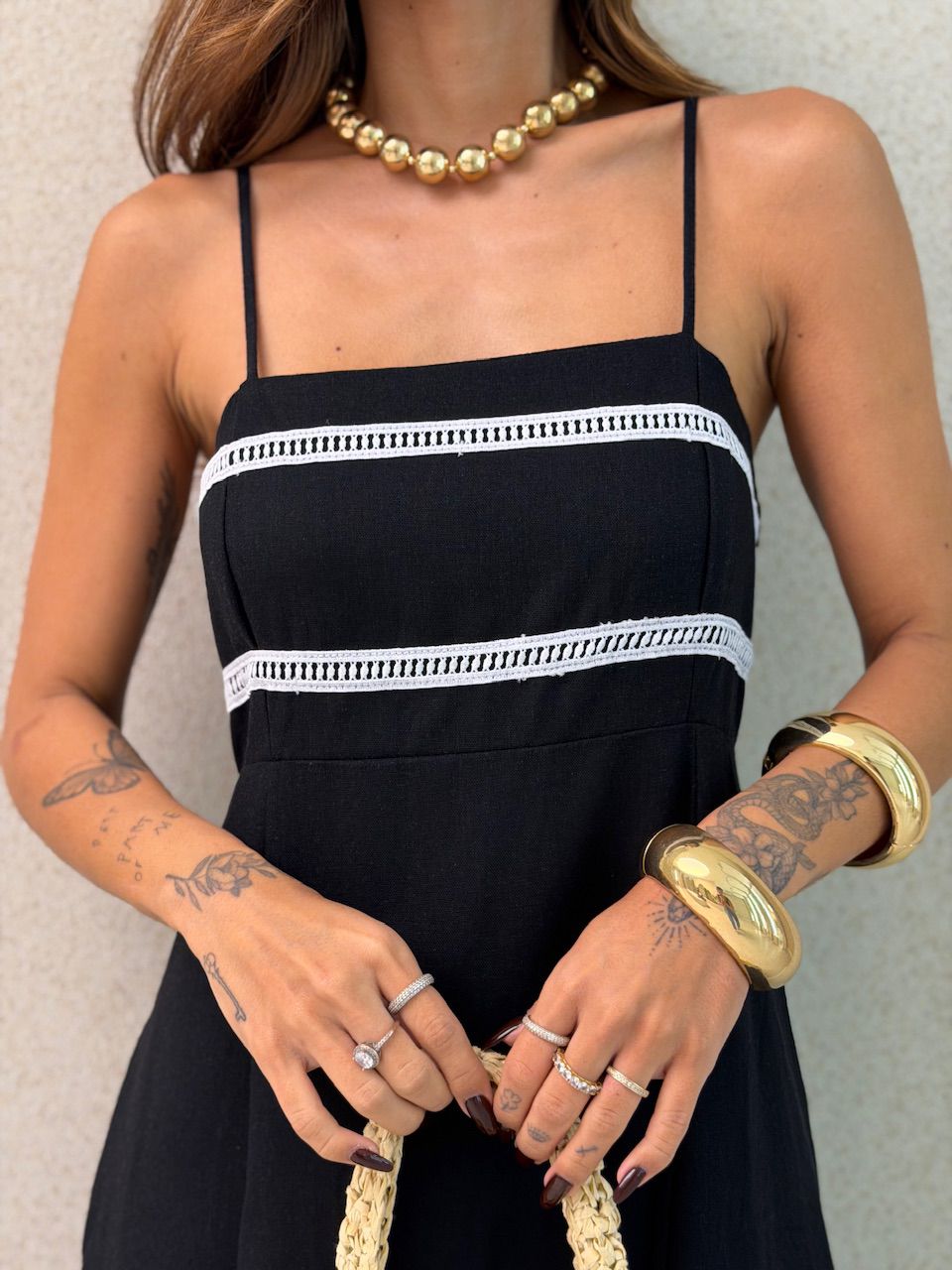 VESTIDO MARÍLIA ALÇA PRETO