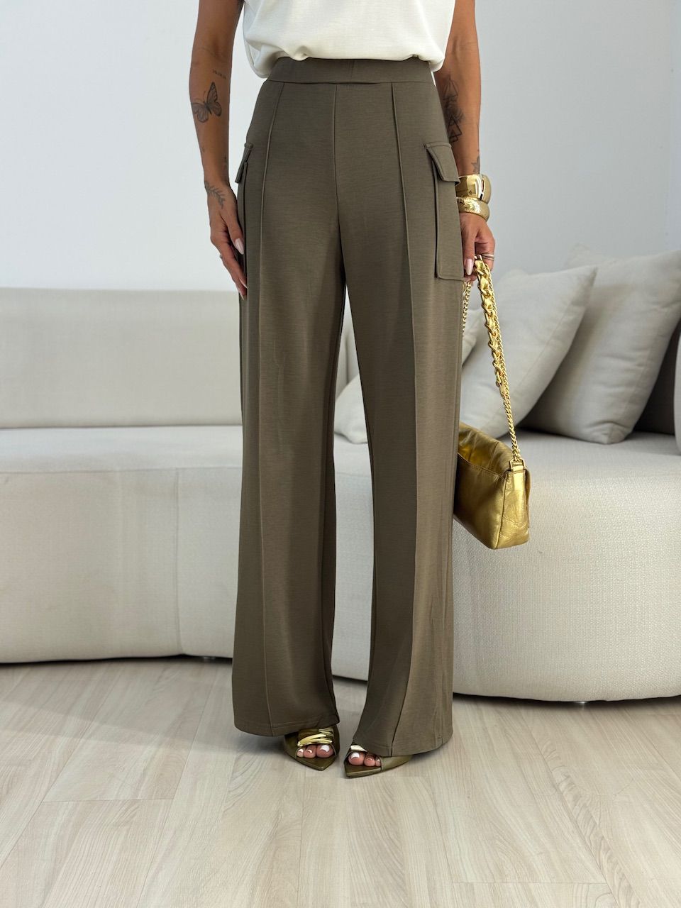 CALÇA MAFER CARGO VERDE OLIVA