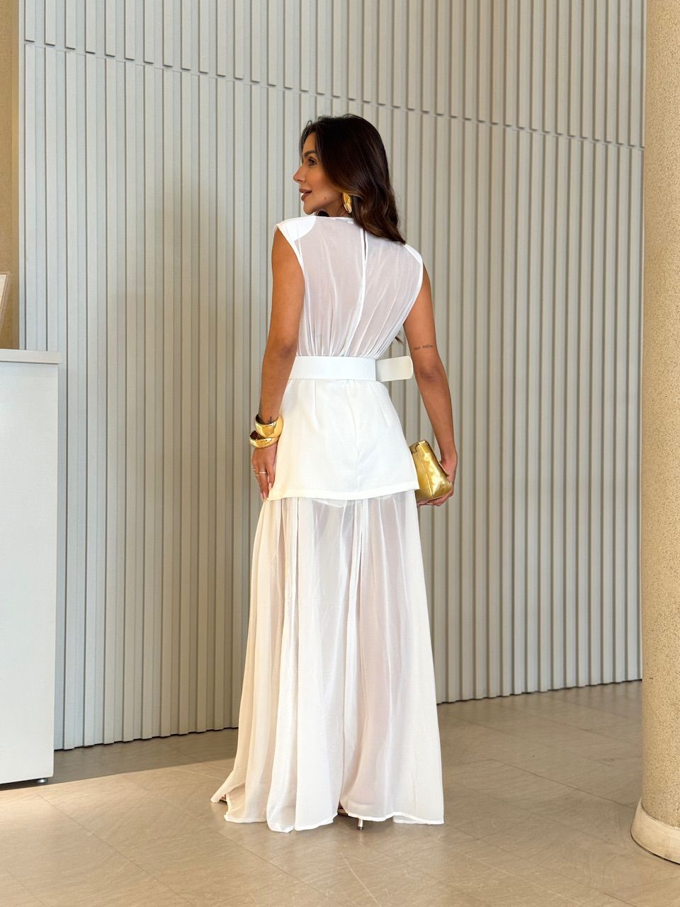 VESTIDO SELENE CINTO OFF