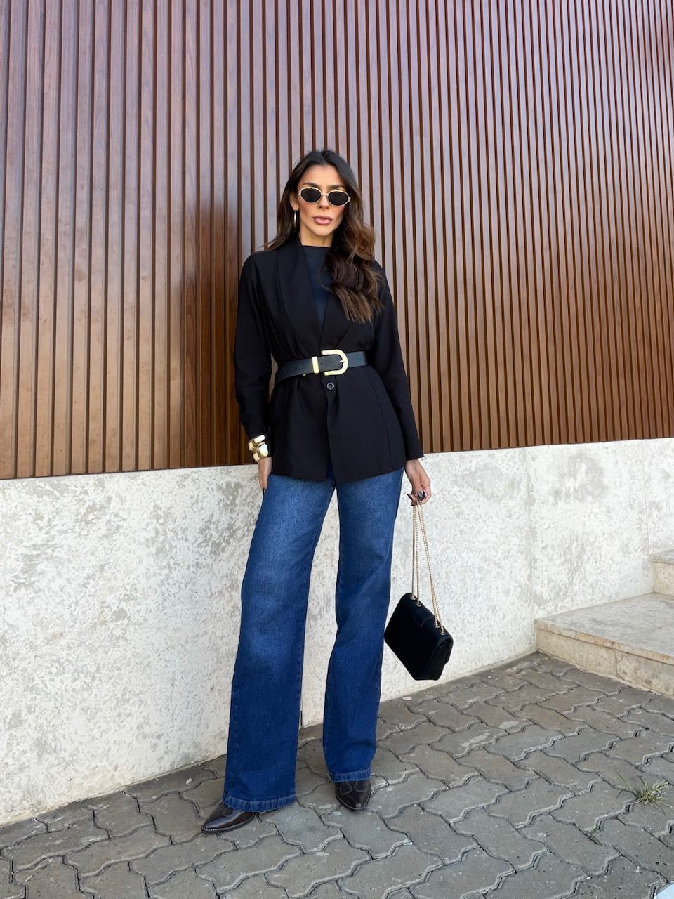 BLAZER SUELEN OVER PRETO