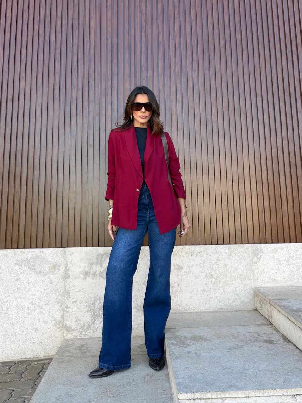 BLAZER SUELEN OVER VINHO