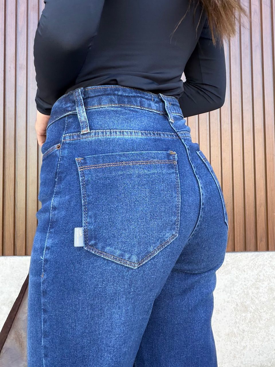 CALÇA LAUREN RETA JEANS MÉDIO