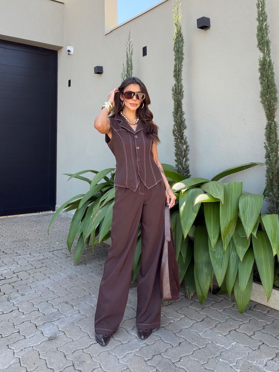 CONJUNTO LAISA COLETE CAFÉ
