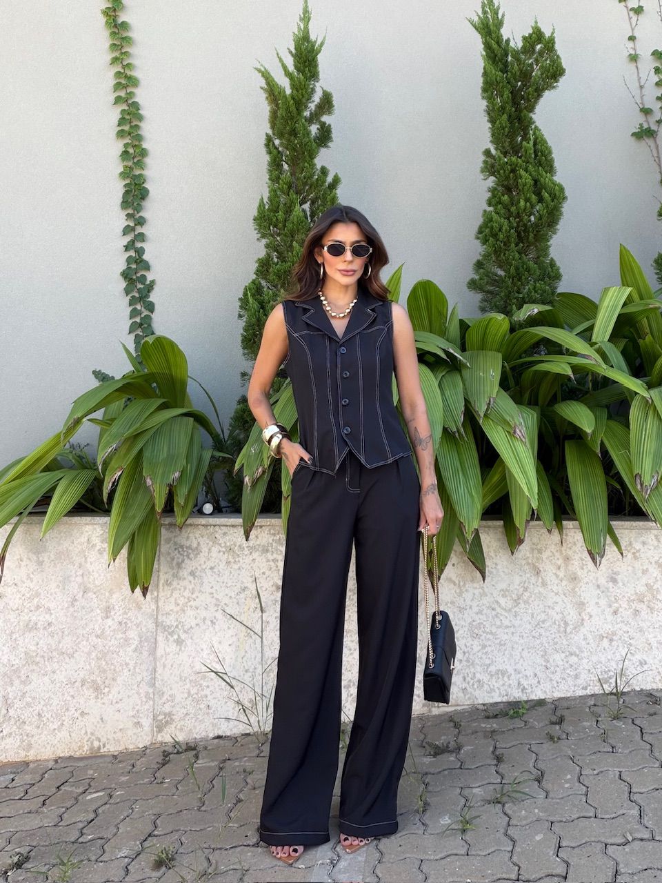 CONJUNTO LAISA COLETE PRETO