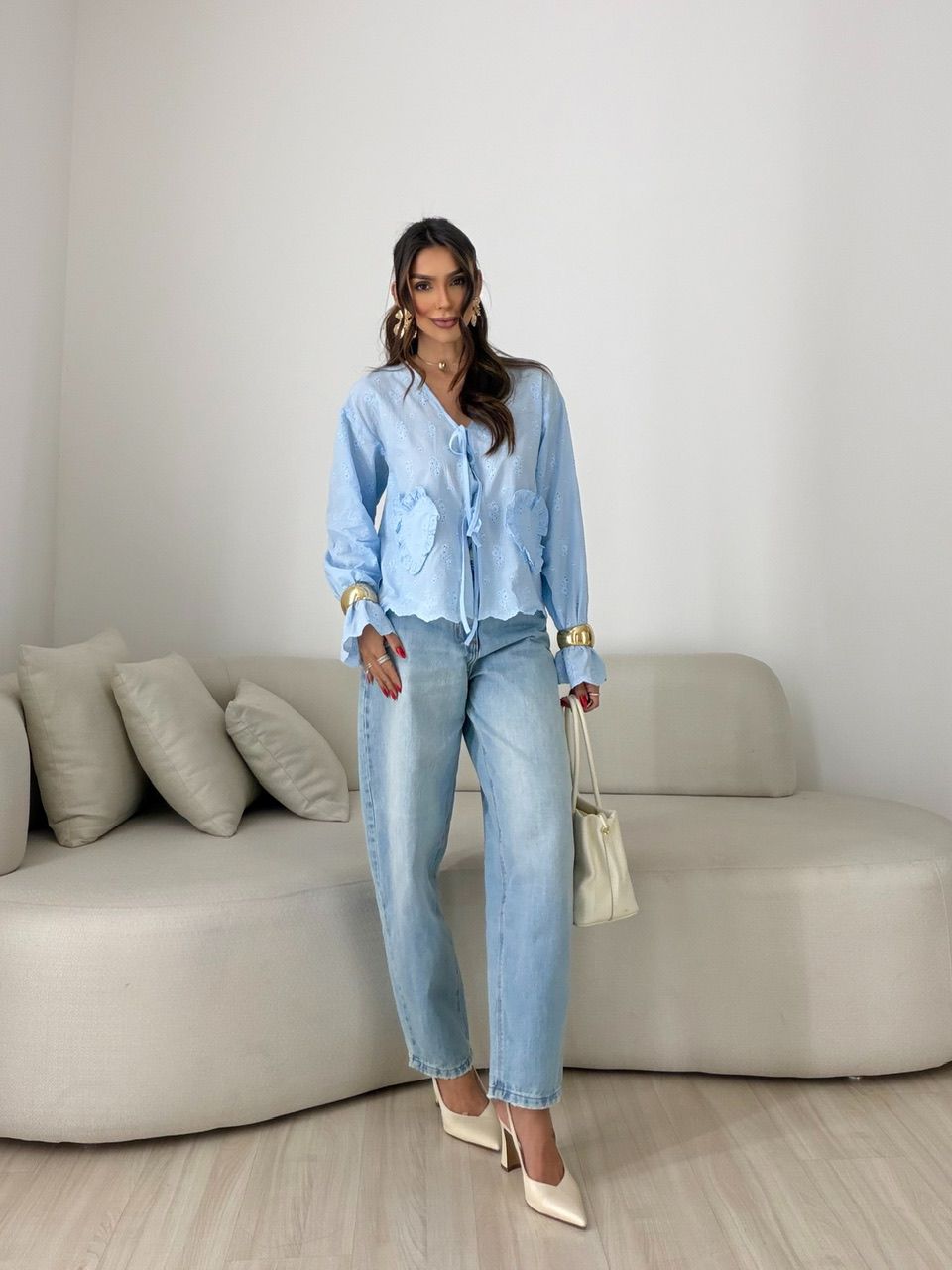 BATA LIDIANE LAISE AZUL