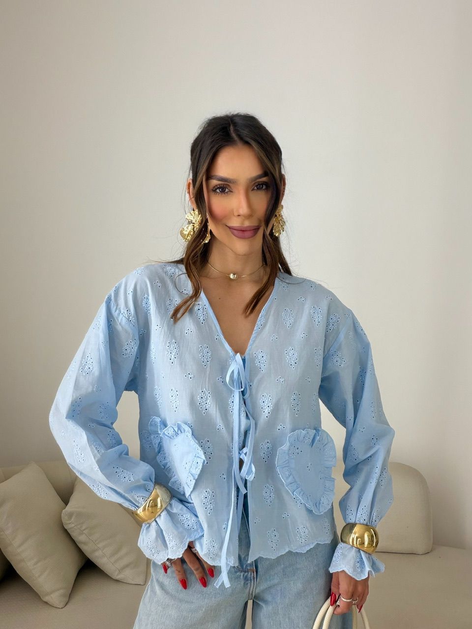 BATA LIDIANE LAISE AZUL