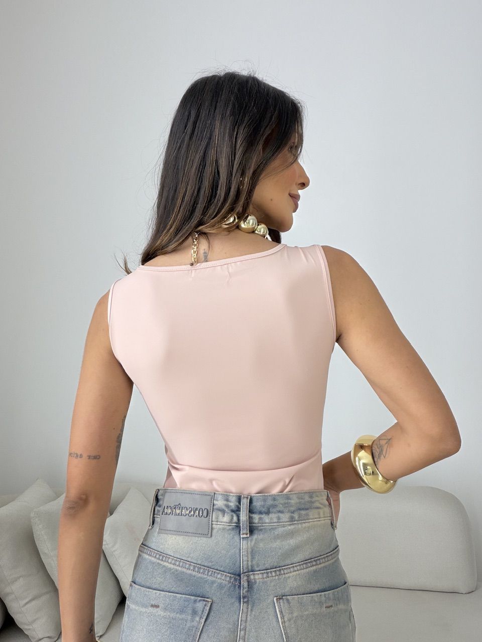 BODY ANA CAROLINA BÁSICO ROSA