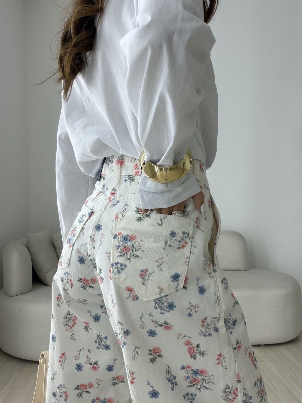 CALÇA PAOLA FLORES OFF
