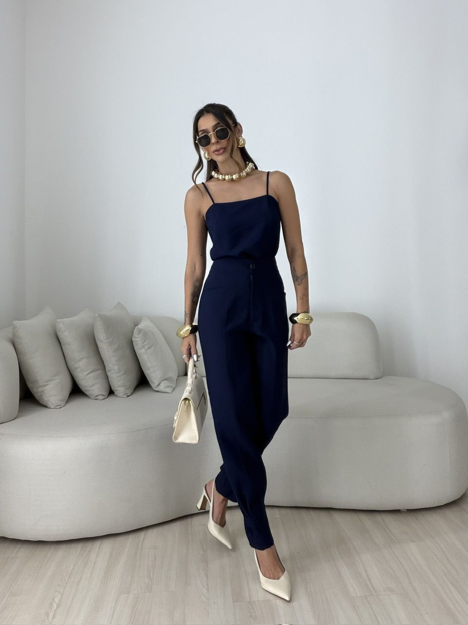 CONJUNTO MAJU ALCINHA MARINHO