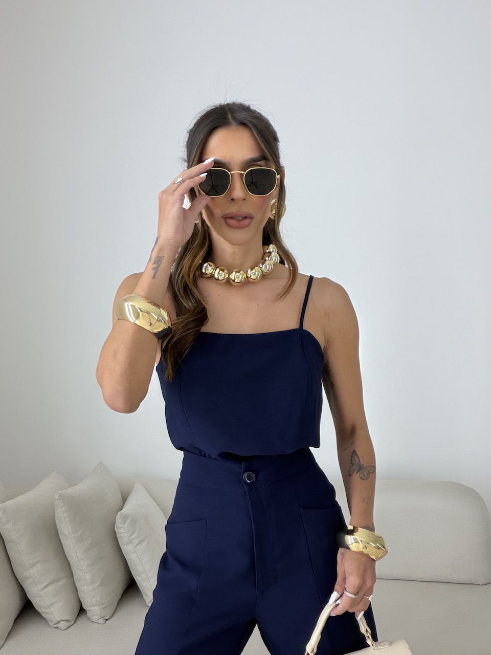CONJUNTO MAJU ALCINHA MARINHO