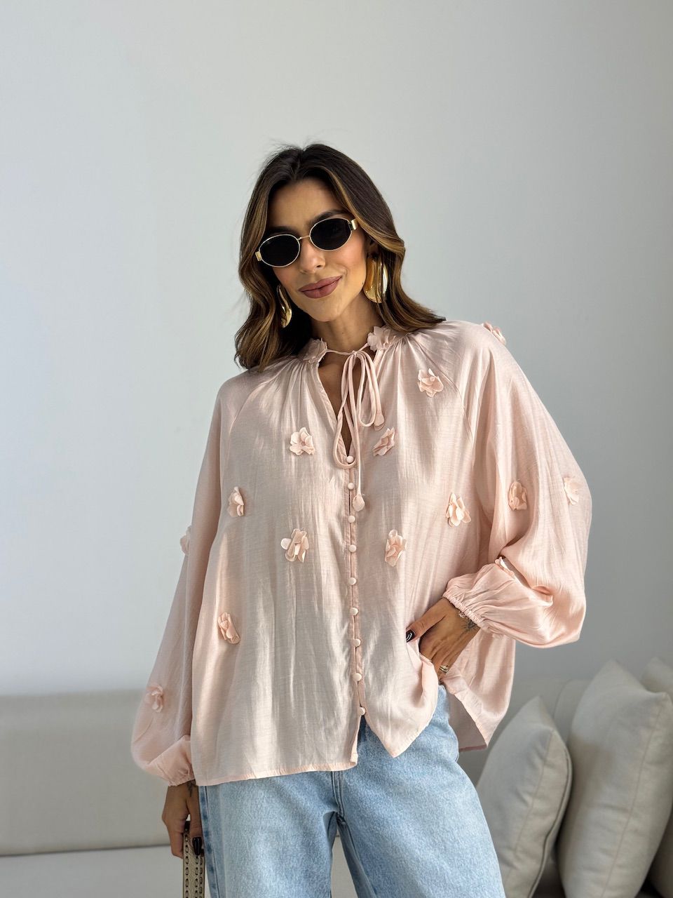 BATA KÉZIA FLORES BABY PINK