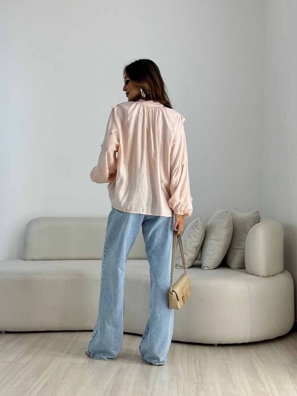 BATA KÉZIA FLORES BABY PINK