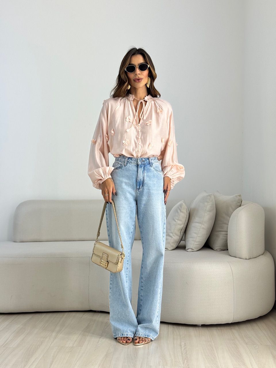 BATA KÉZIA FLORES BABY PINK