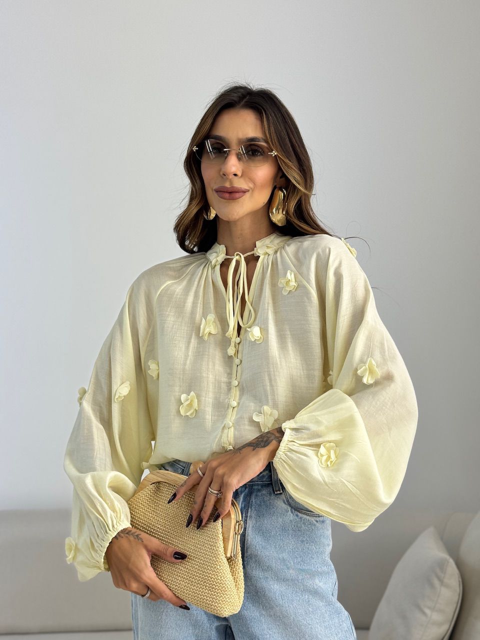 BATA KÉZIA FLORES YELLOW BUTTER