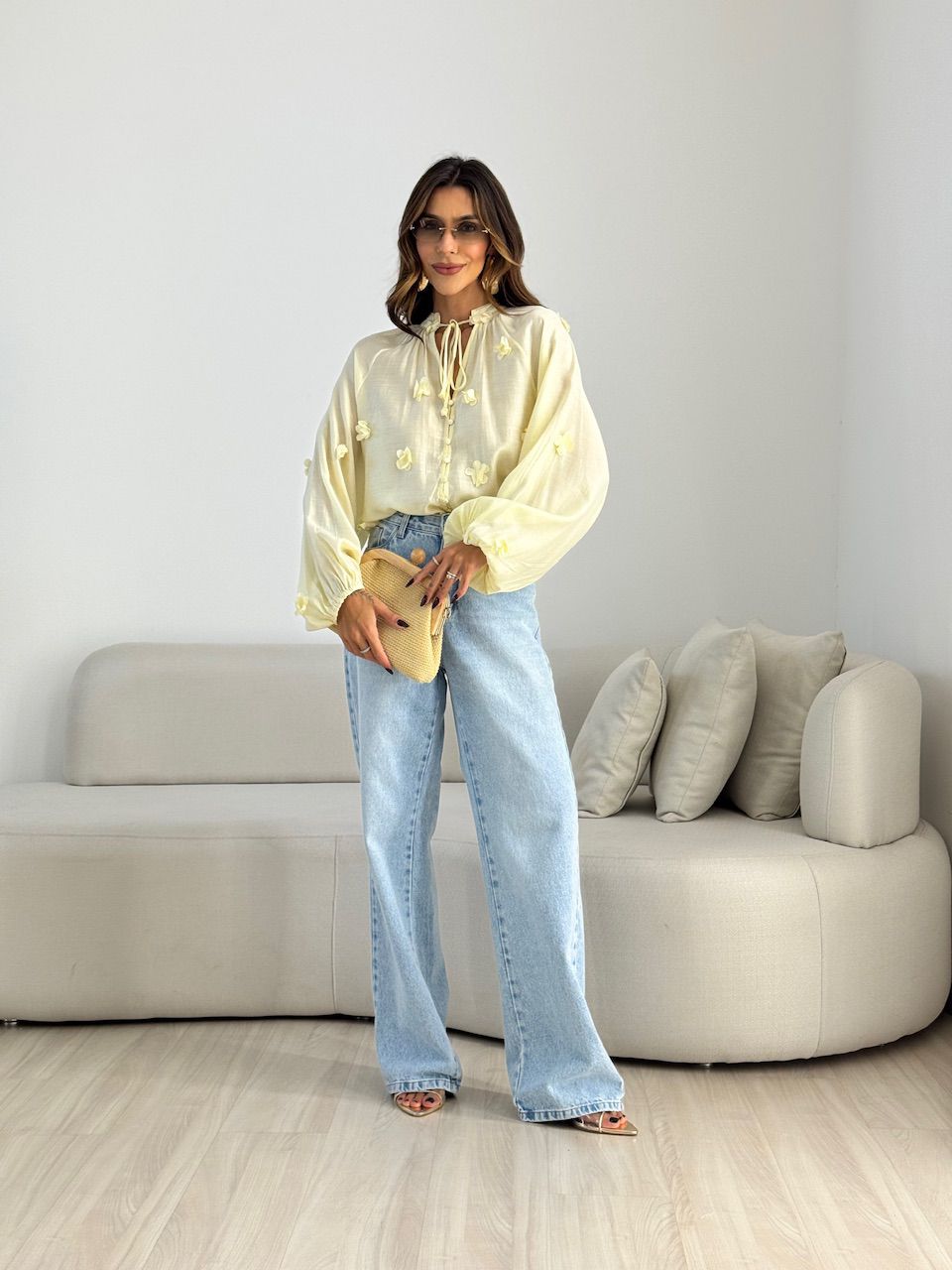 BATA KÉZIA FLORES YELLOW BUTTER