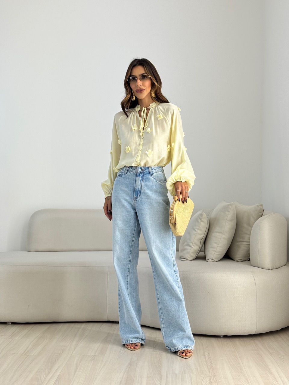 BATA KÉZIA FLORES YELLOW BUTTER