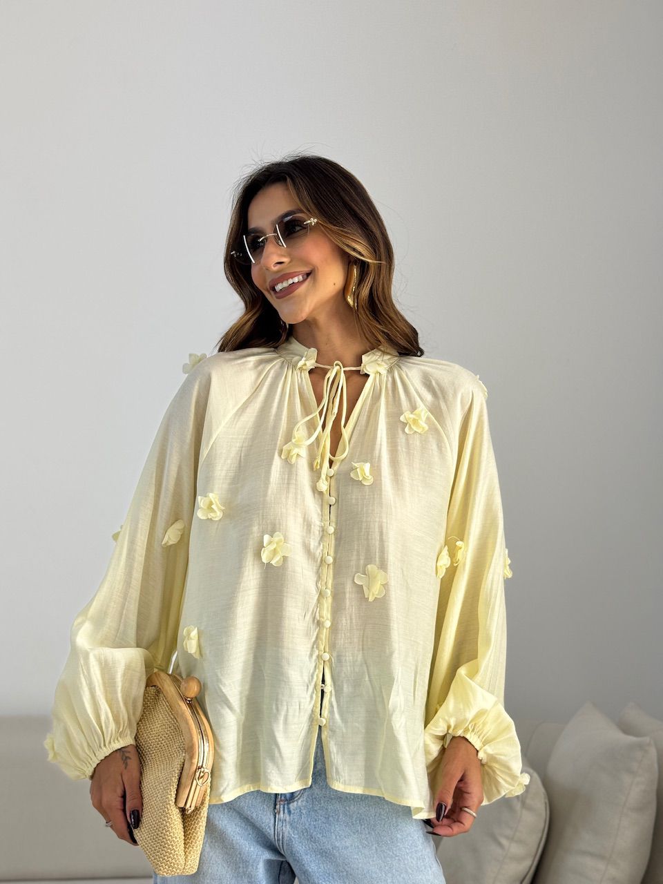 BATA KÉZIA FLORES YELLOW BUTTER