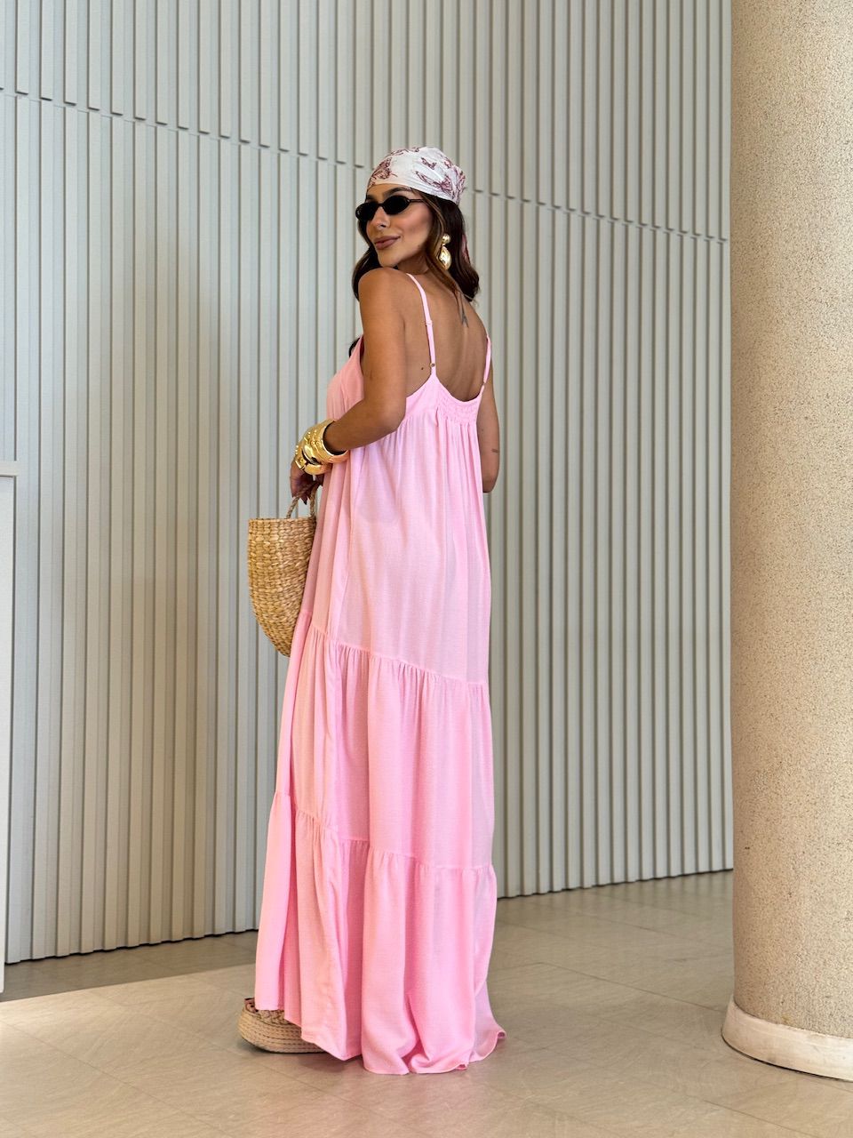VESTIDO GLÁUCIA ALCINHA BABY PINK