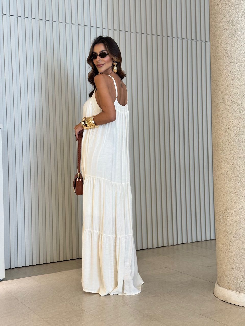 VESTIDO GLÁUCIA ALCINHA MARFIM