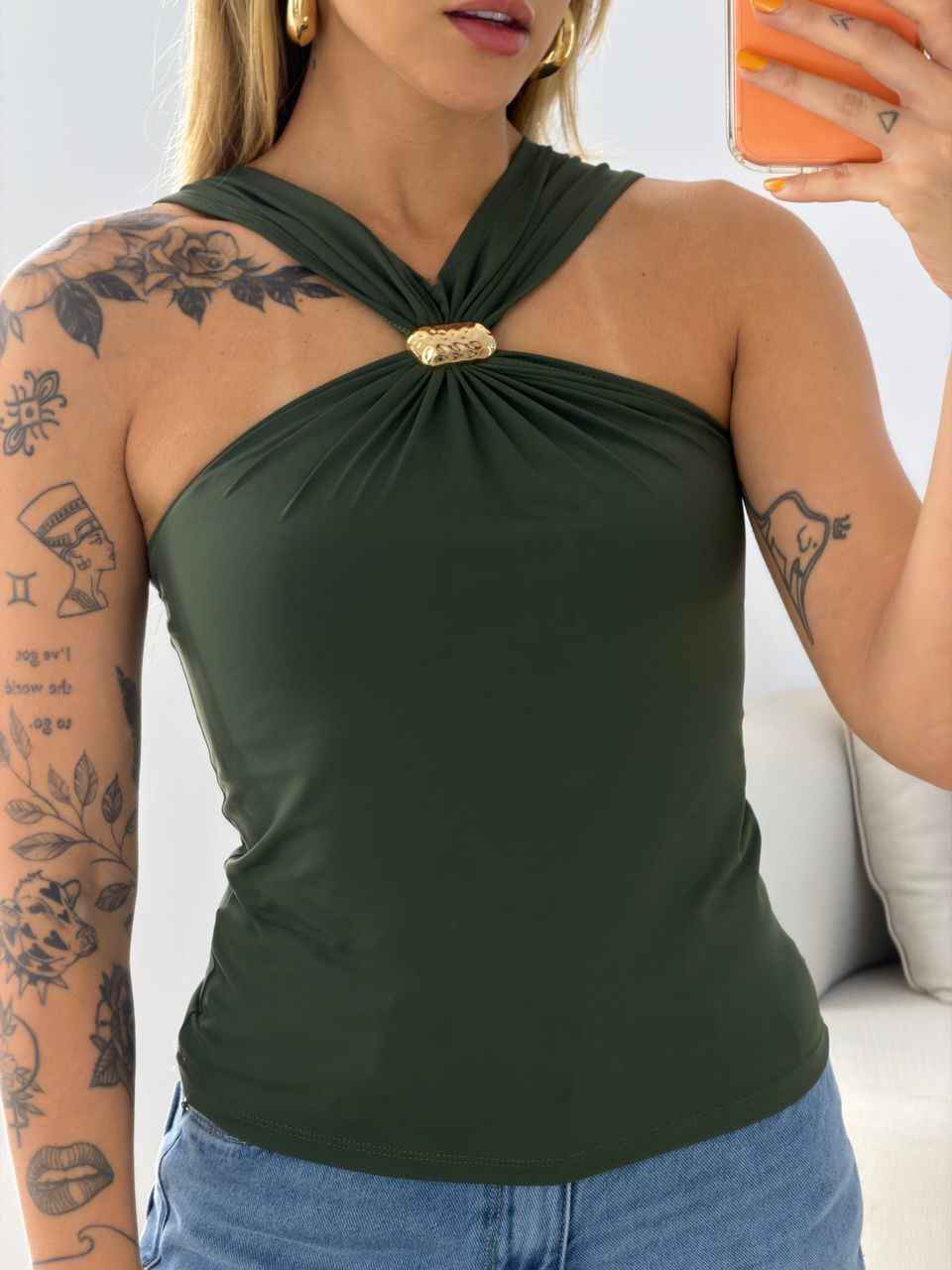 BLUSA SOFIA METAL VERDE